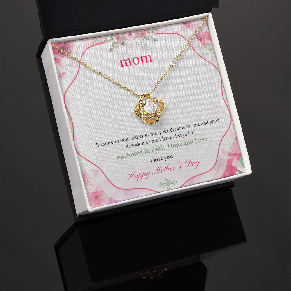 Happy Mother's Day | Anchored in Faith, Hope and Love - Love Knot Necklace