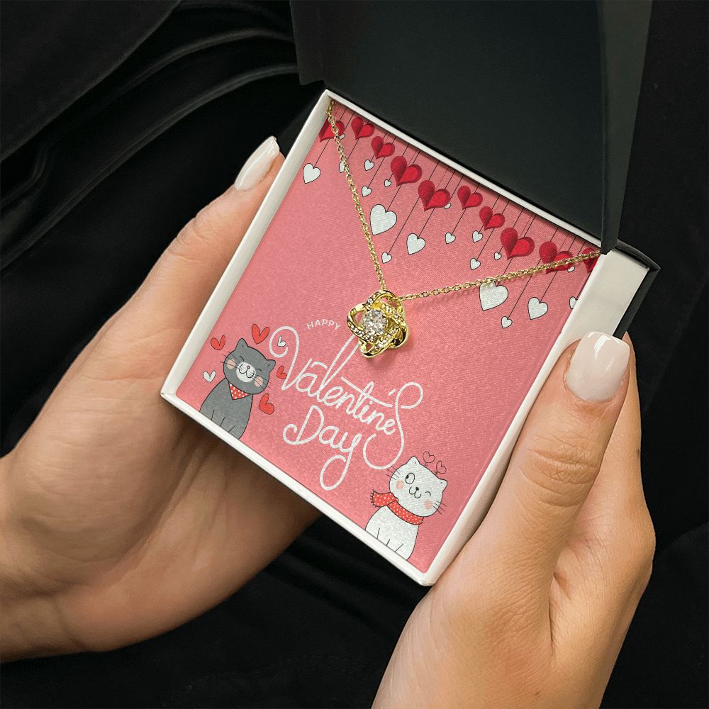 Happy Valentine's Day | A love that lasts a lifetime - Love Knot Necklace
