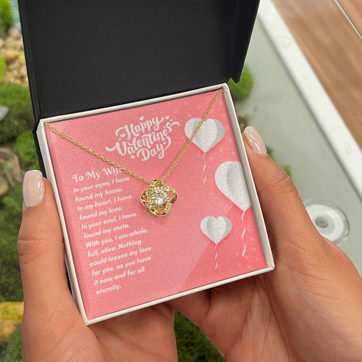 Happy Valentine's Day | Completely Alive with You - Love Knot Necklace