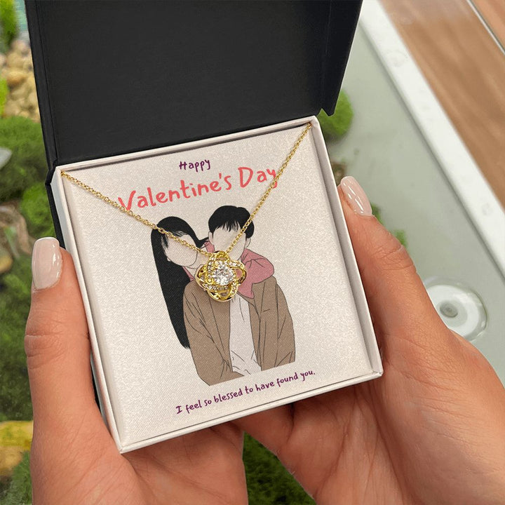 Happy Valentine's Day | Feel so Blessed - Love Knot Necklace