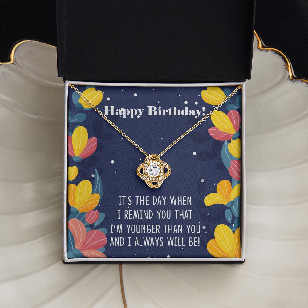 To My Sister | To the most beautiful sister on her special day - Love Knot Necklace