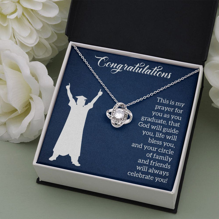 Happy Graduation | Steps to Greatness - Love Knot Necklace