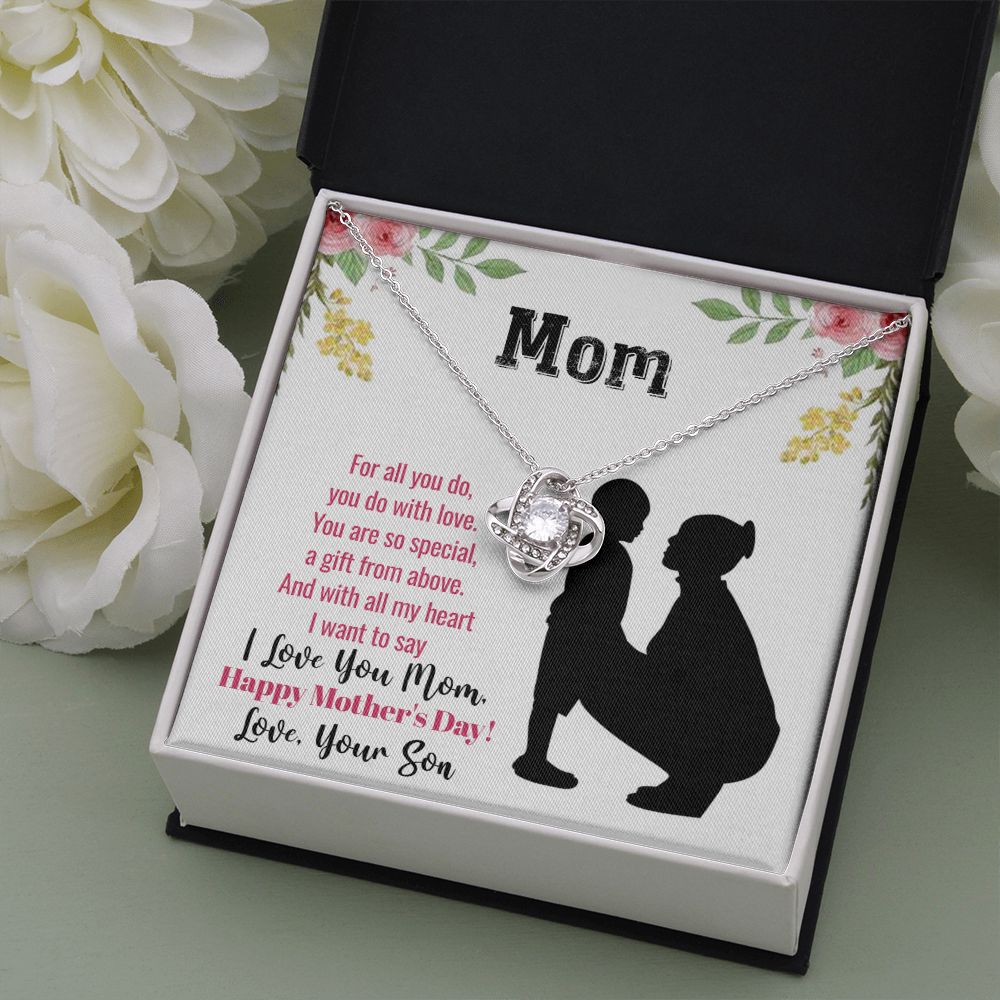 Happy Mother's Day | For all you do, you do with love - Love Knot Necklace