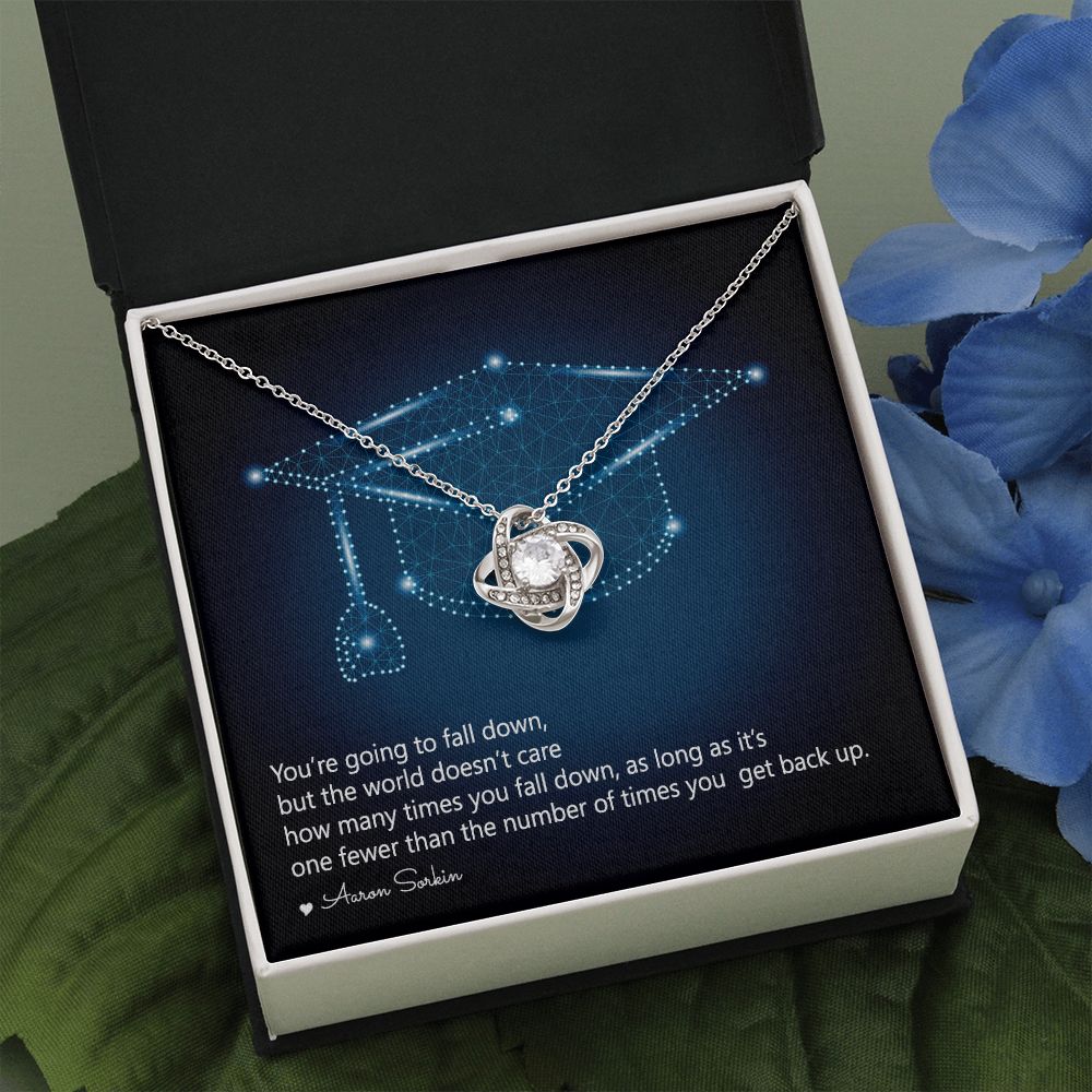 Happy Graduation | Your Hard Work Has Paid Off - Love Knot Necklace