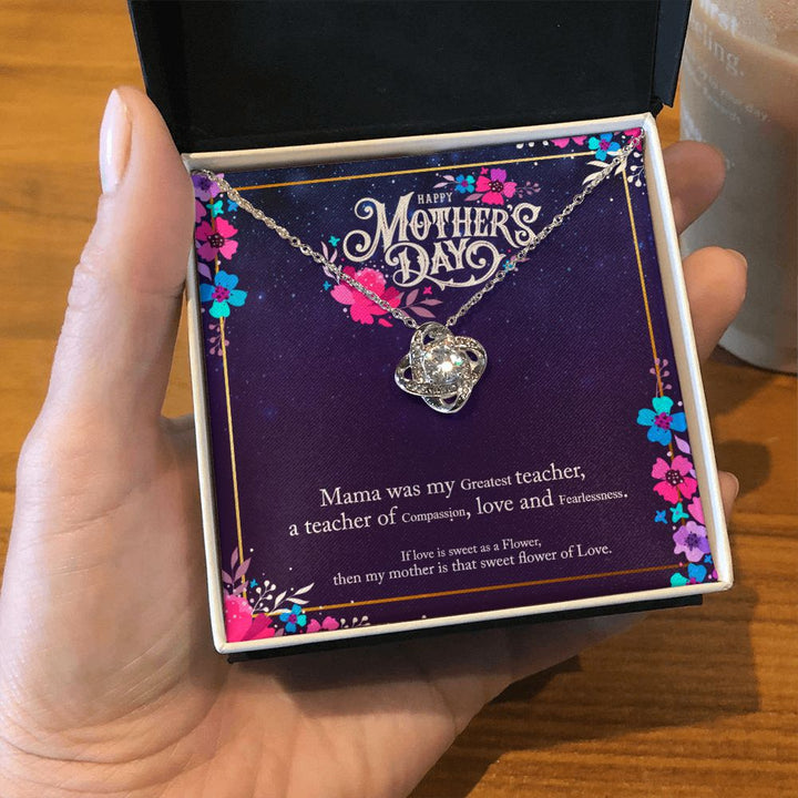 Happy Mother's Day | Mother's Fearless Love - Love Knot Necklace