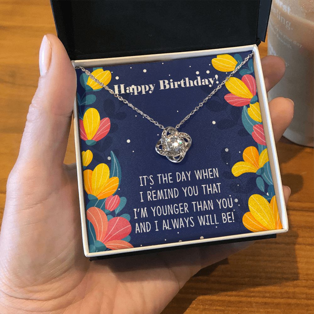 To My Sister | To the most beautiful sister on her special day - Love Knot Necklace