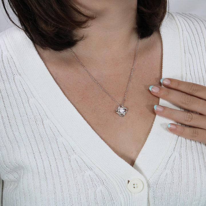 To Our Mom | A Special Message for Mom - Love Knot Necklace
