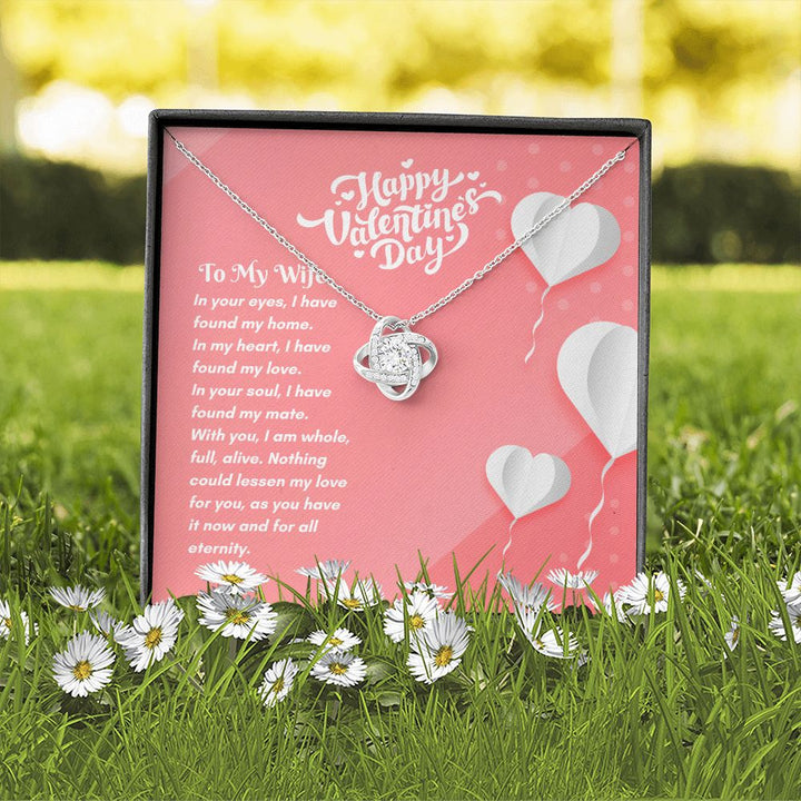 Happy Valentine's Day | Completely Alive with You - Love Knot Necklace