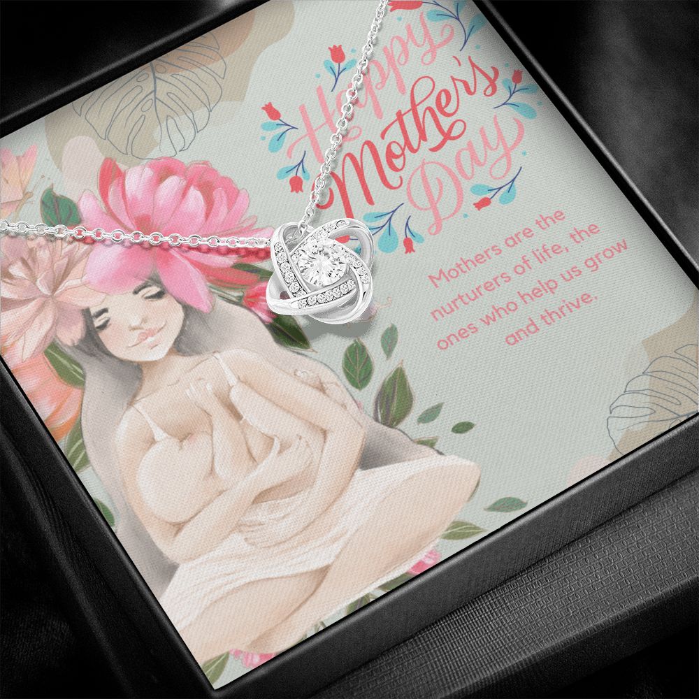 Happy Mother's Day | Mothers are nurturers of life - Love Knot Necklace