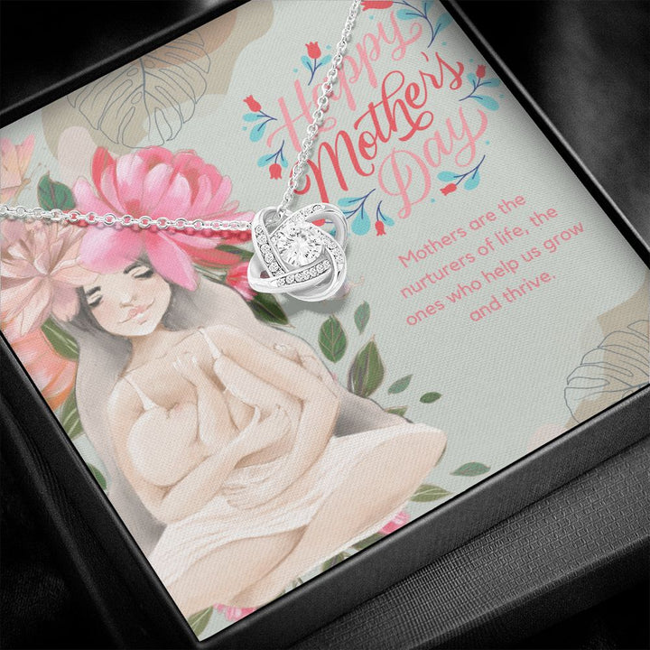 Happy Mother's Day | Mothers are nurturers of life - Love Knot Necklace