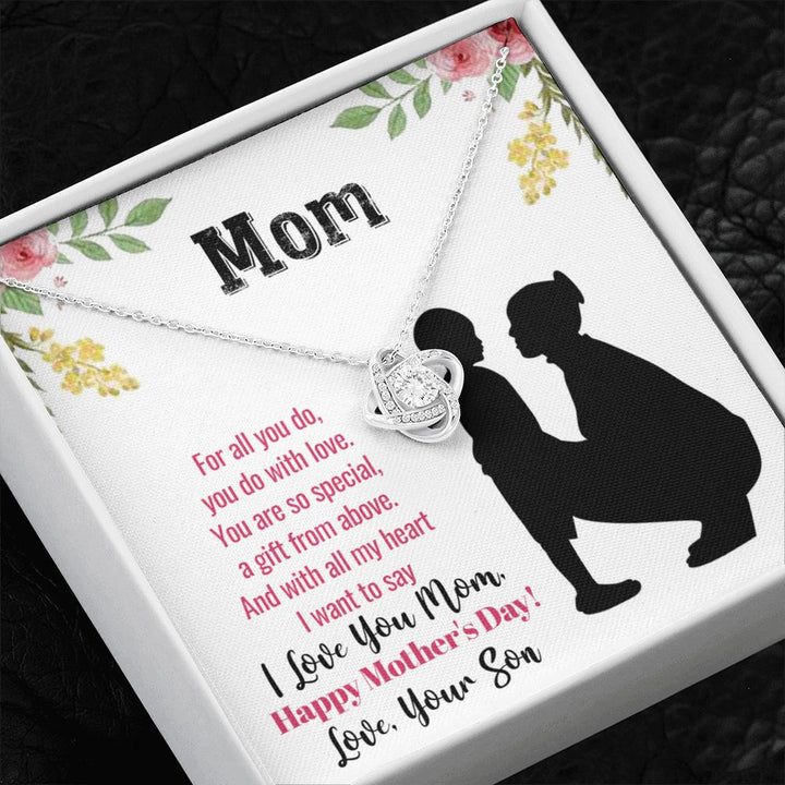 Happy Mother's Day | For all you do, you do with love - Love Knot Necklace