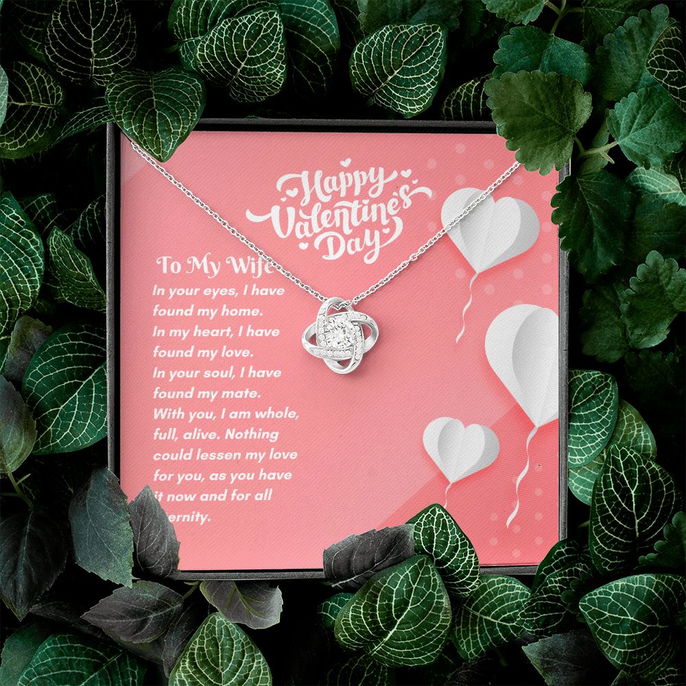 Happy Valentine's Day | Completely Alive with You - Love Knot Necklace