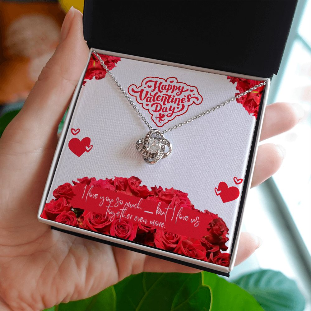 Happy Valentine's Day | Our Unbreakable Bond - Love Knot Necklace