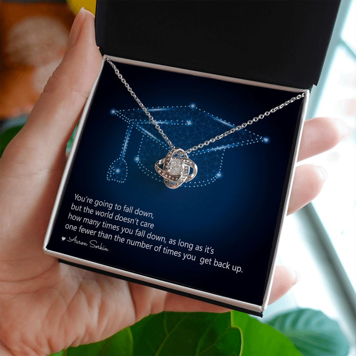 Happy Graduation | Your Hard Work Has Paid Off - Love Knot Necklace