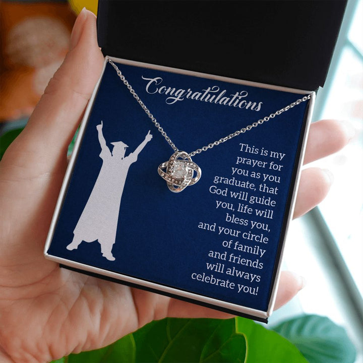 Happy Graduation | Steps to Greatness - Love Knot Necklace
