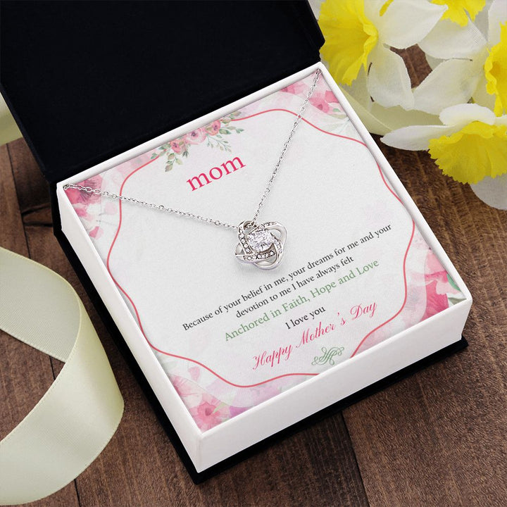 Happy Mother's Day | Anchored in Faith, Hope and Love - Love Knot Necklace