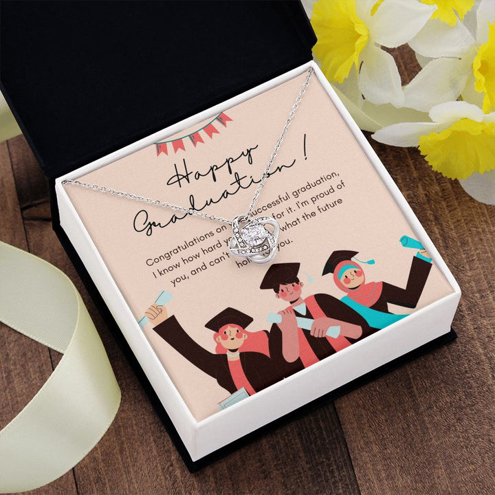 Happy Graduation | From Caps and Gowns to Success and Dreams - Love Knot Necklace