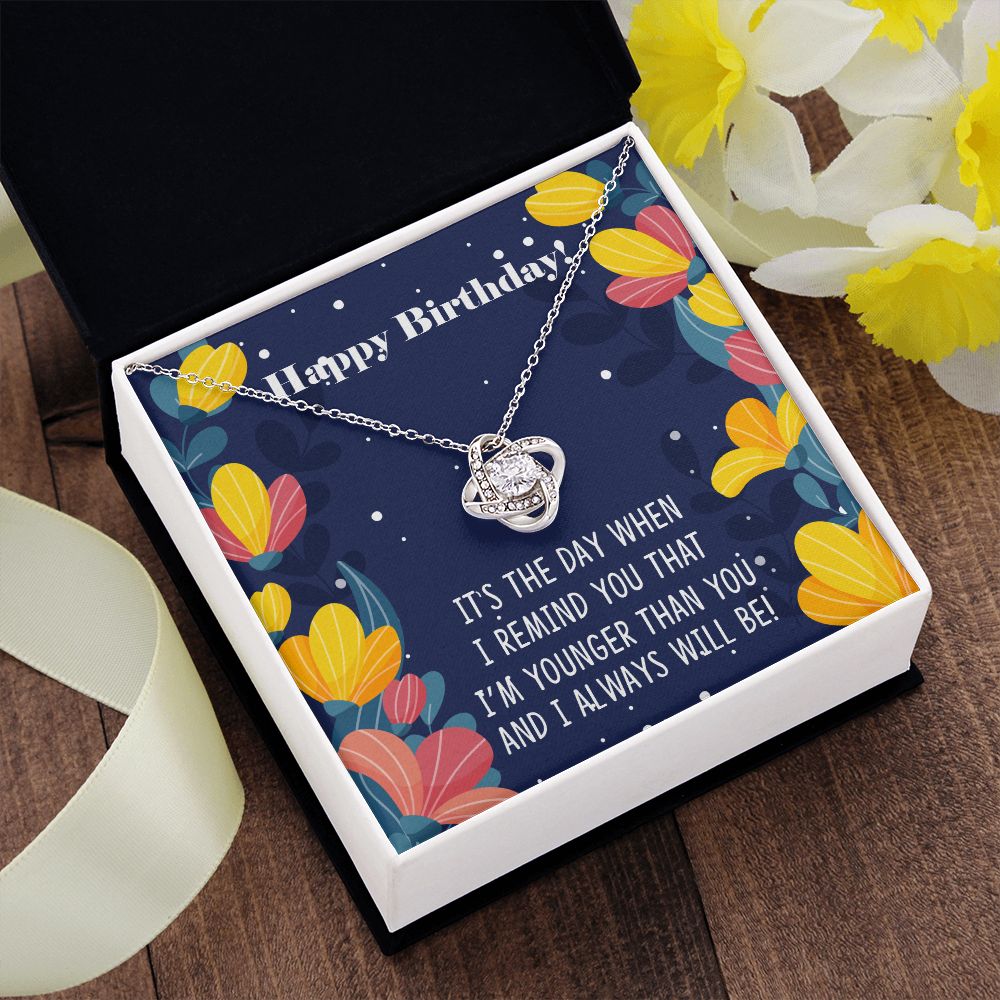 To My Sister | To the most beautiful sister on her special day - Love Knot Necklace