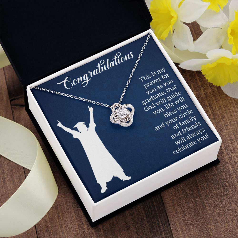 Happy Graduation | Steps to Greatness - Love Knot Necklace