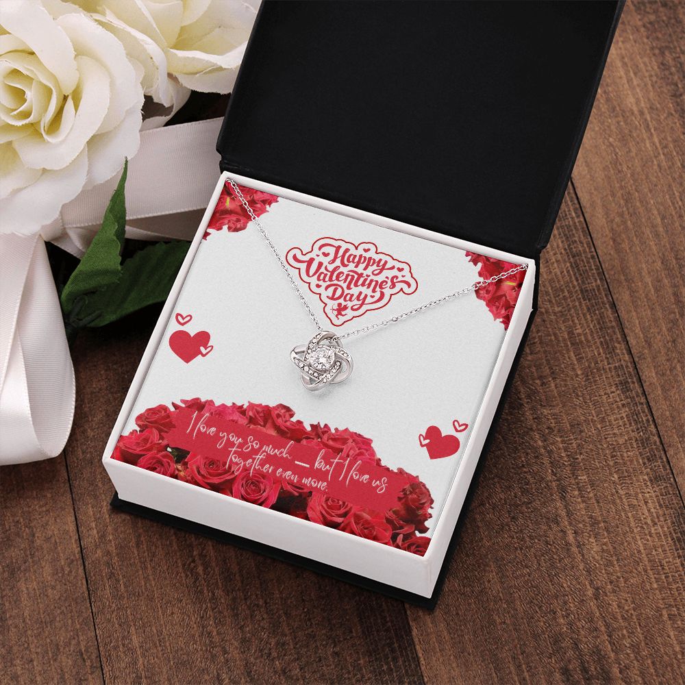Happy Valentine's Day | Our Unbreakable Bond - Love Knot Necklace