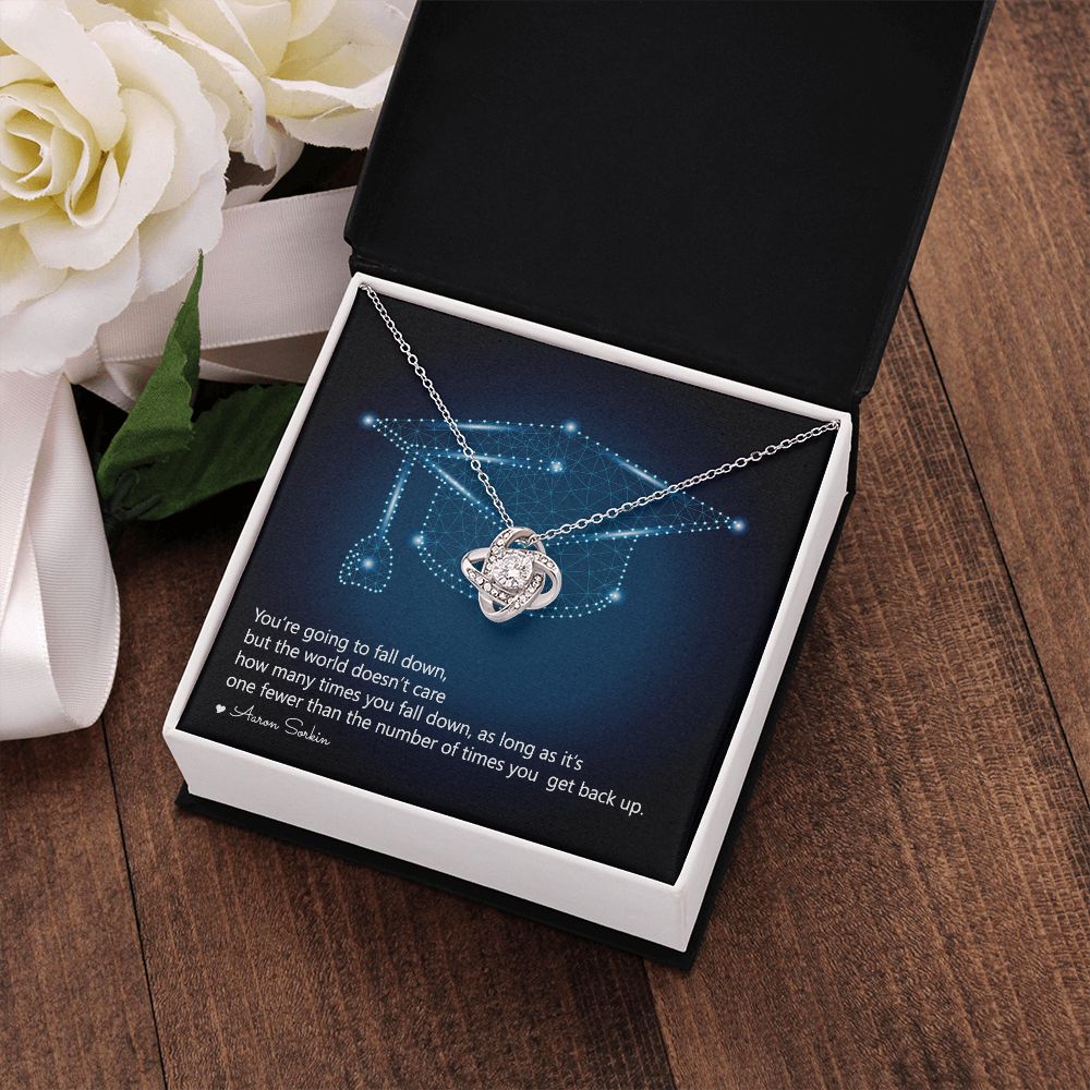 Happy Graduation | Your Hard Work Has Paid Off - Love Knot Necklace