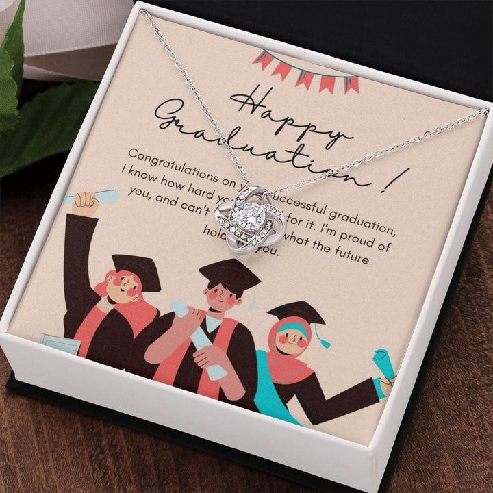 Happy Graduation | From Caps and Gowns to Success and Dreams - Love Knot Necklace