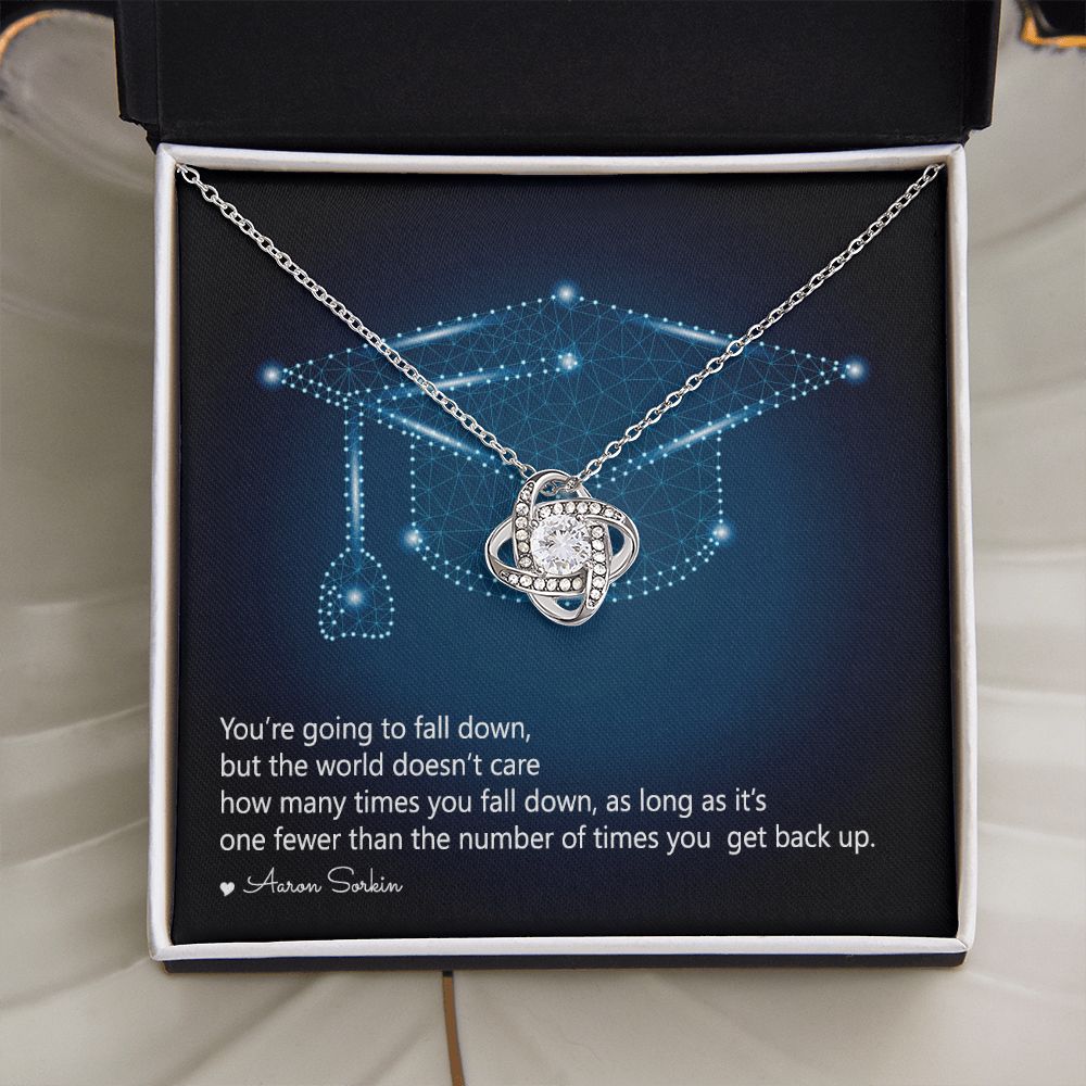 Happy Graduation | Your Hard Work Has Paid Off - Love Knot Necklace