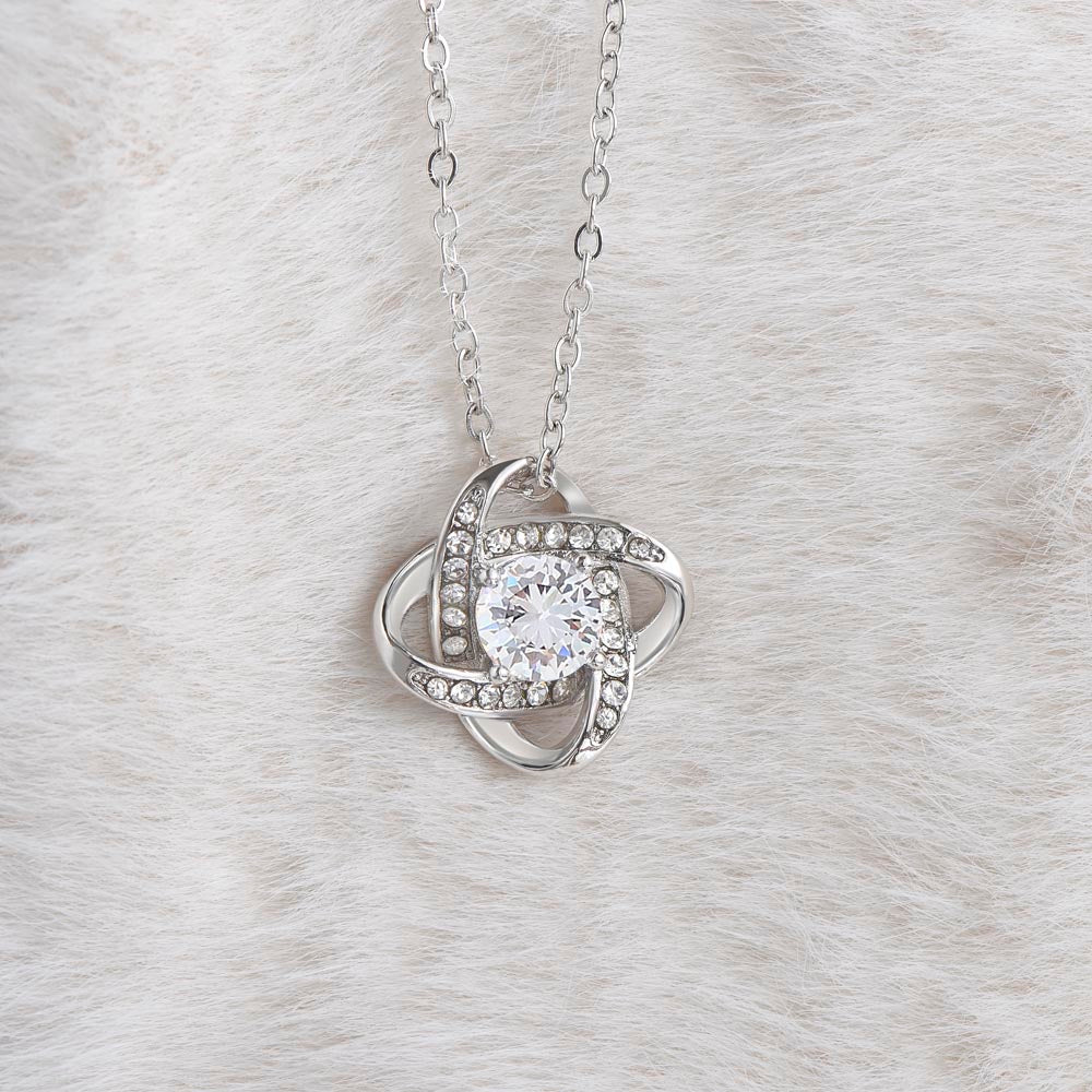 To My Mother-in-Law | To the best Mother-in-Law - Love Knot Necklace