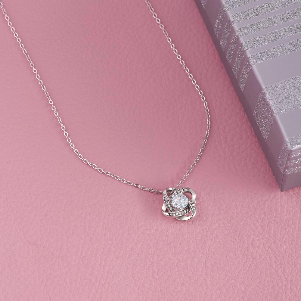 Happy Mother's Day | You're the Heart of Our Family - Love Knot Necklace