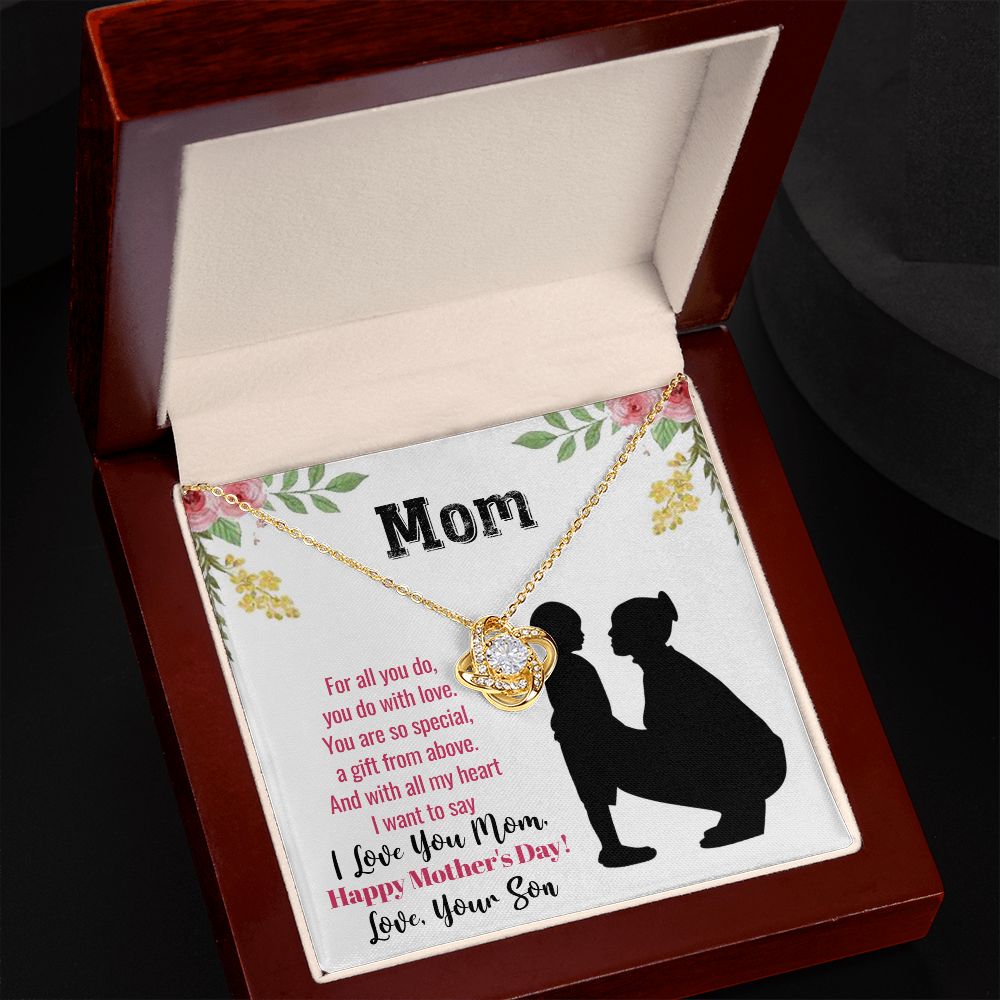 Happy Mother's Day | For all you do, you do with love - Love Knot Necklace