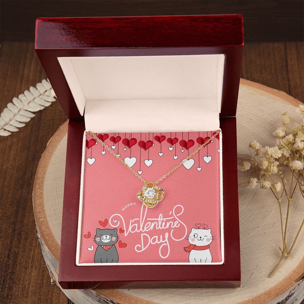 Happy Valentine's Day | A love that lasts a lifetime - Love Knot Necklace