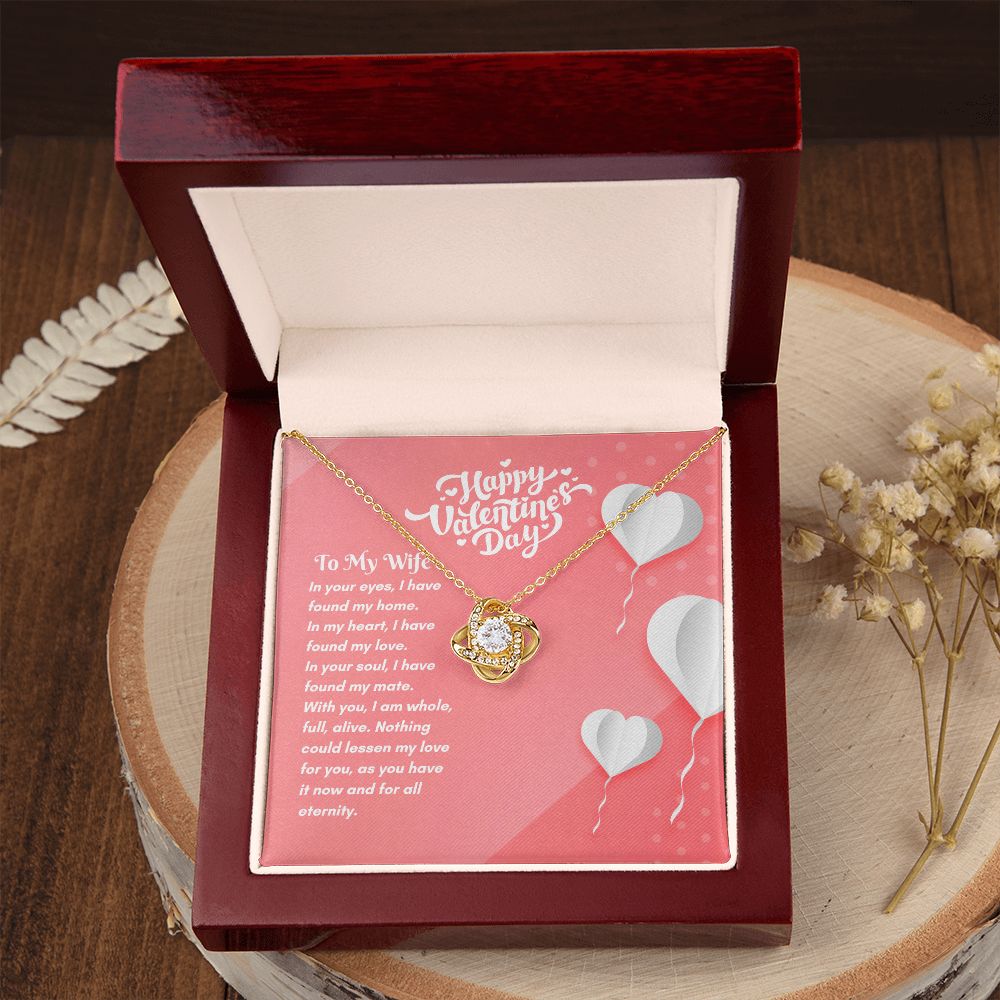 Happy Valentine's Day | Completely Alive with You - Love Knot Necklace