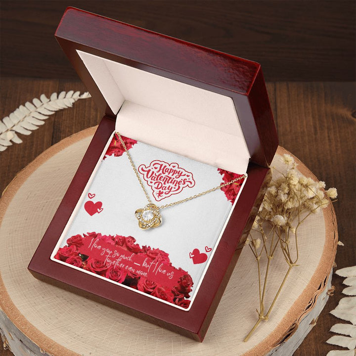 Happy Valentine's Day | Our Unbreakable Bond - Love Knot Necklace