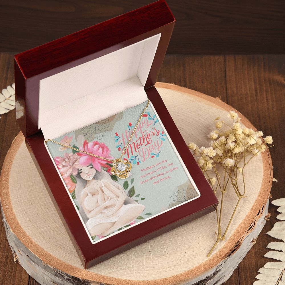 Happy Mother's Day | Mothers are nurturers of life - Love Knot Necklace