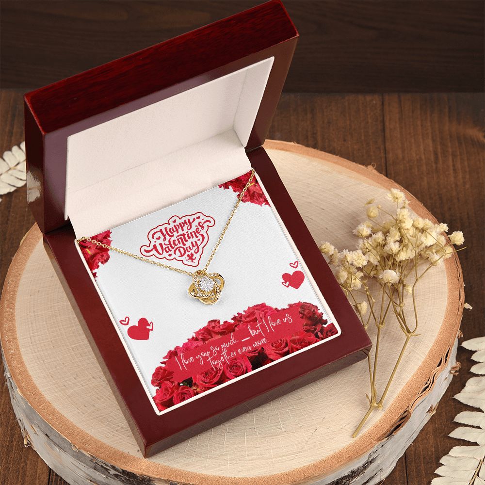 Happy Valentine's Day | Our Unbreakable Bond - Love Knot Necklace