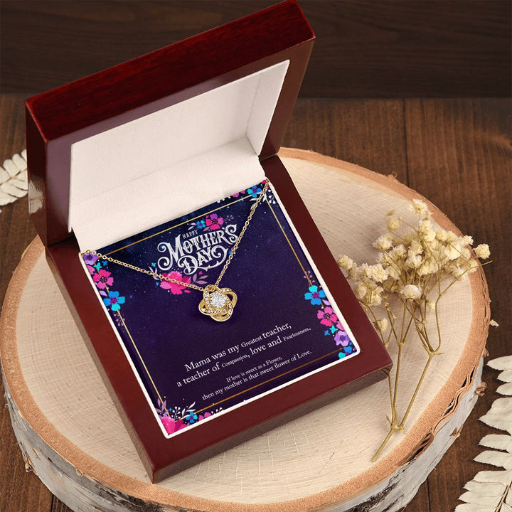 Happy Mother's Day | Mother's Fearless Love - Love Knot Necklace