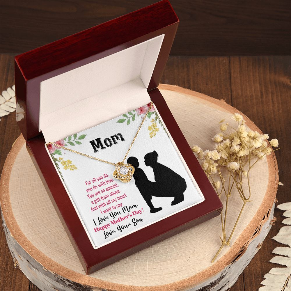 Happy Mother's Day | For all you do, you do with love - Love Knot Necklace