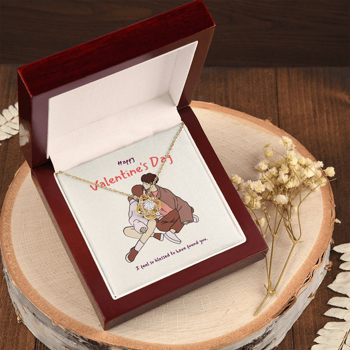 Happy Valentine's Day | I'm So in Love with You - Love Knot Necklace