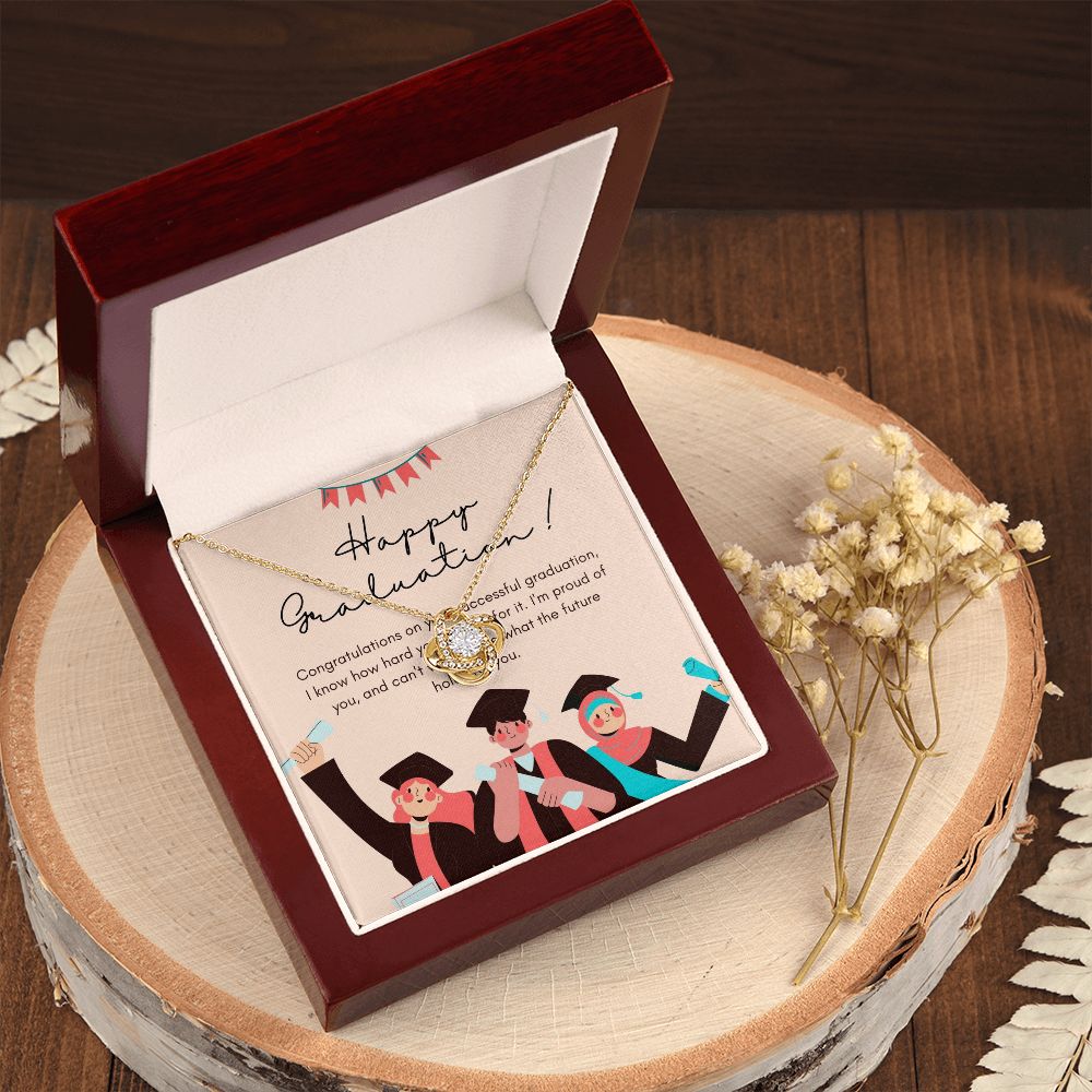 Happy Graduation | From Caps and Gowns to Success and Dreams - Love Knot Necklace