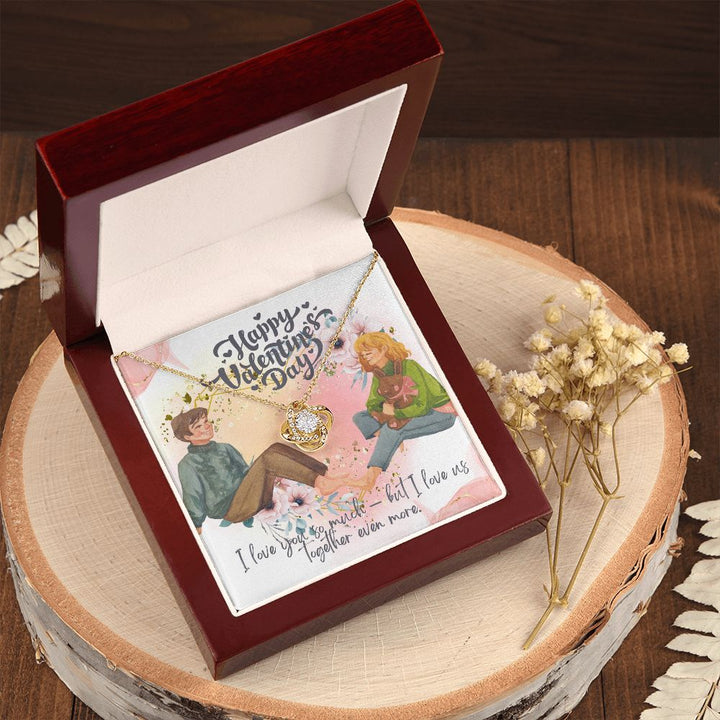 Happy Valentine's Day | Together, A Love to Last - Love Knot Necklace