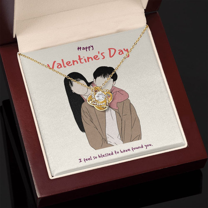 Happy Valentine's Day | Feel so Blessed - Love Knot Necklace