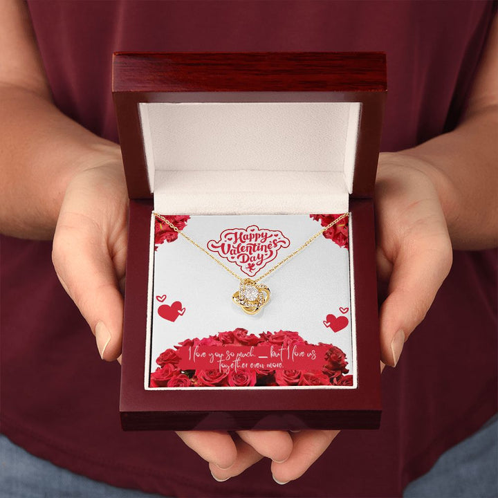 Happy Valentine's Day | Our Unbreakable Bond - Love Knot Necklace