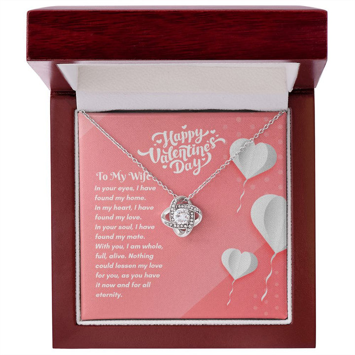 Happy Valentine's Day | Completely Alive with You - Love Knot Necklace