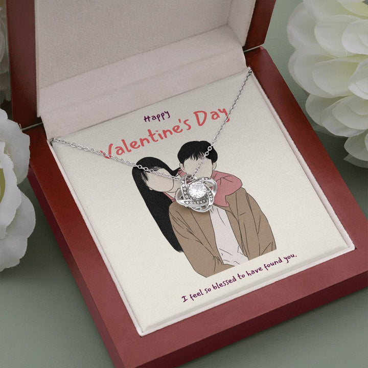 Happy Valentine's Day | Feel so Blessed - Love Knot Necklace