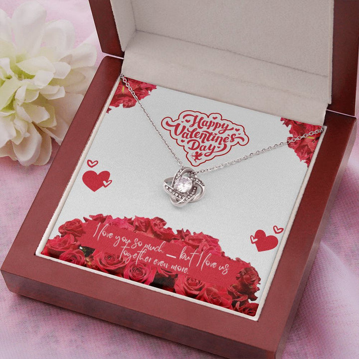 Happy Valentine's Day | Our Unbreakable Bond - Love Knot Necklace