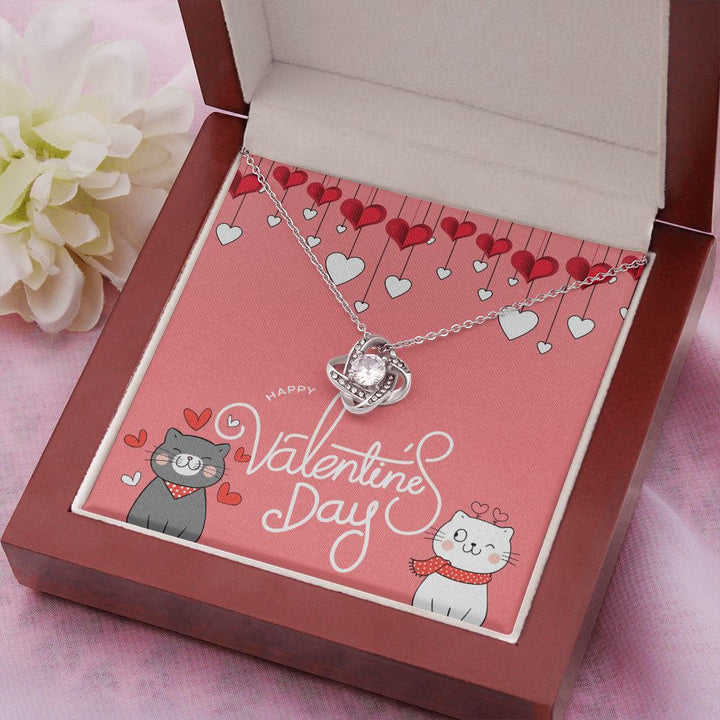 Happy Valentine's Day | A love that lasts a lifetime - Love Knot Necklace