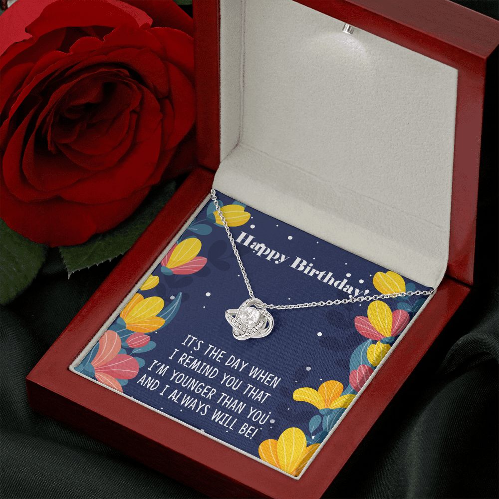 To My Sister | To the most beautiful sister on her special day - Love Knot Necklace