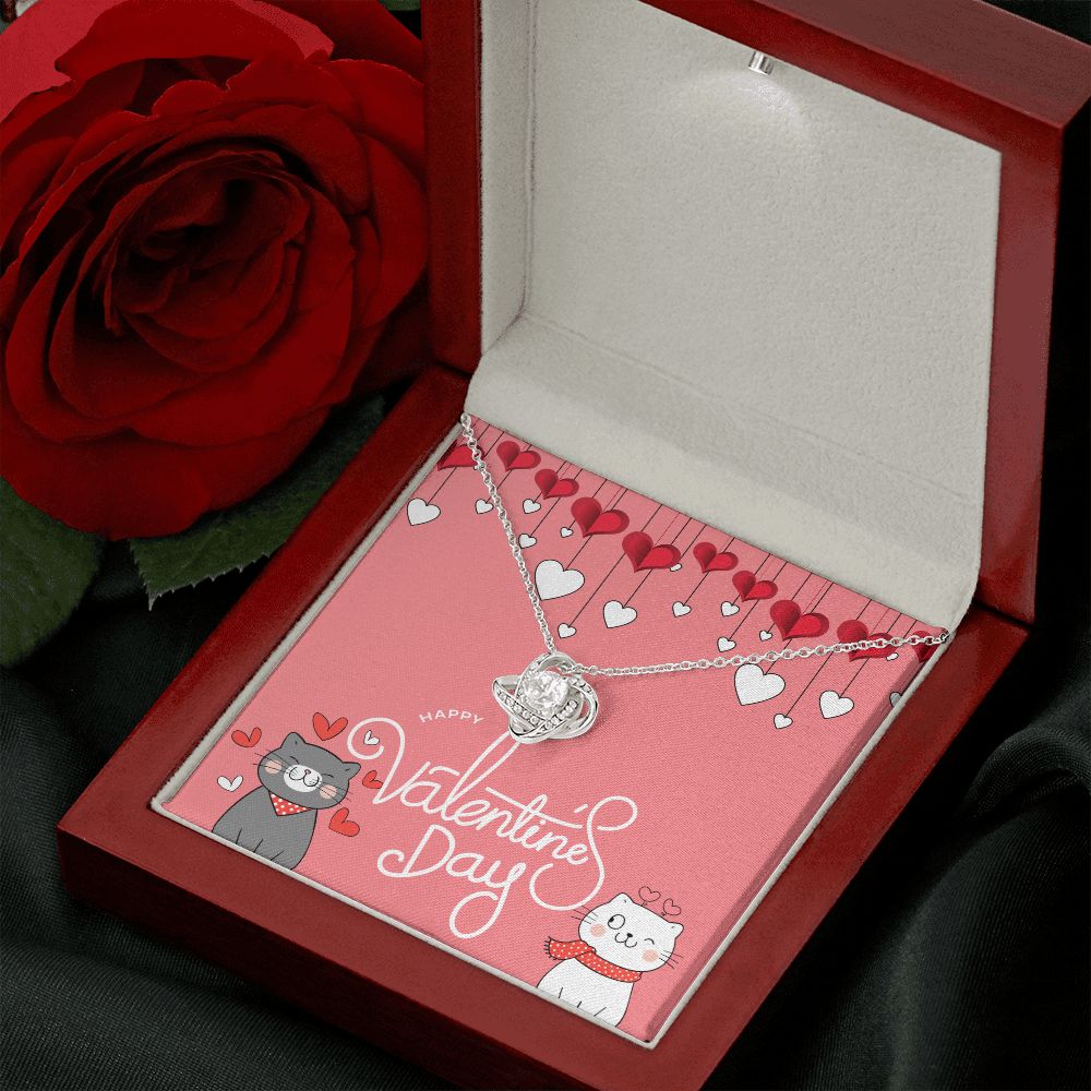Happy Valentine's Day | A love that lasts a lifetime - Love Knot Necklace