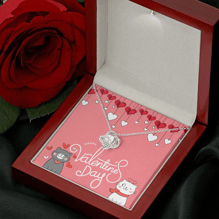 Happy Valentine's Day | A love that lasts a lifetime - Love Knot Necklace