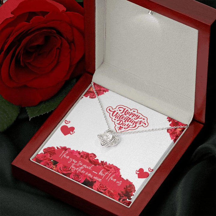 Happy Valentine's Day | Our Unbreakable Bond - Love Knot Necklace